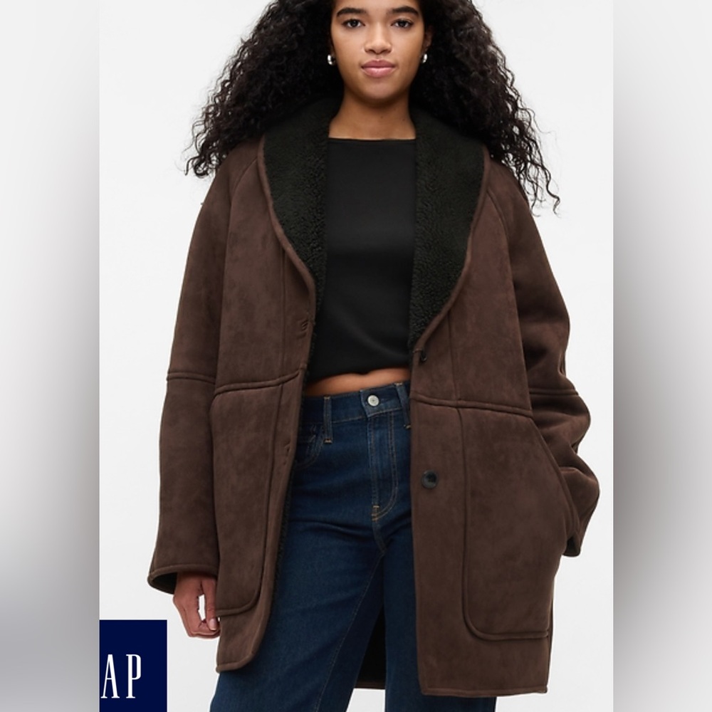 GAP Dark Brown “suede” jacket